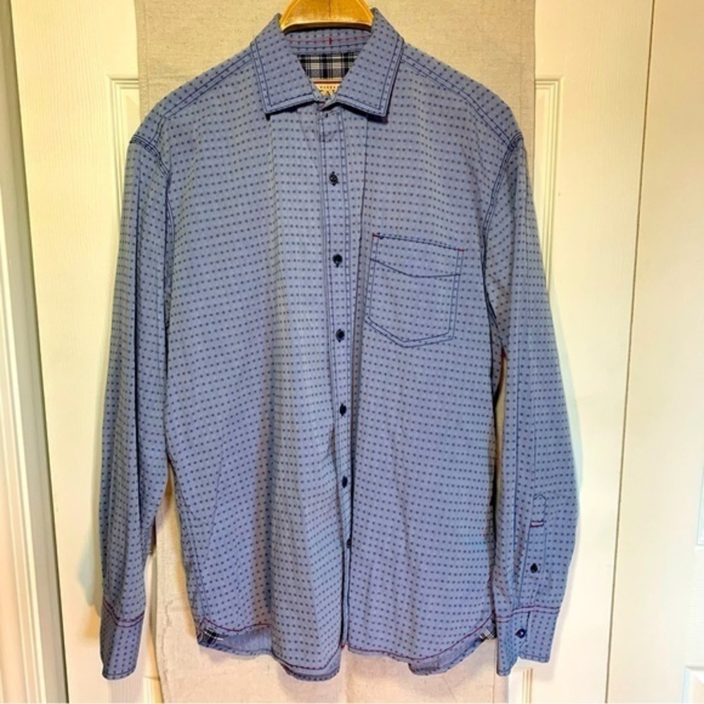 Men’s Vintage Italia long sleeve button down shirt XL